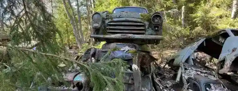 Registreringsbevis och dokument för skrotbil som används när en bil avregistreras i samband med skrotning.